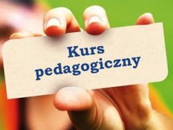 27 luty - rusza kurs pedagogiczny!
