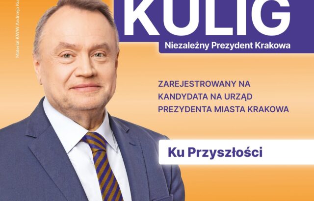 Spotkanie z prof. Andrzejem Kuligiem, kandydatem na prezydenta Krakowa