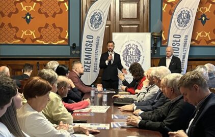 Spotkanie z kandydatem na prezydenta miasta Krakowa, posłem na Sejm RP Aleksandrem Miszalskim