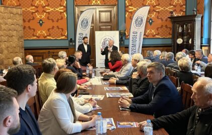 Spotkanie z kandydatem na prezydenta miasta Krakowa, posłem na Sejm RP Aleksandrem Miszalskim