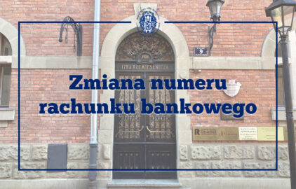 Zmiana numeru rachunku bankowego