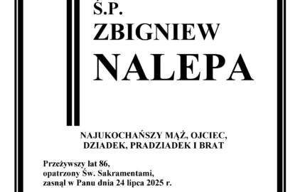 Żegnamy Zbigniewa Nalepę